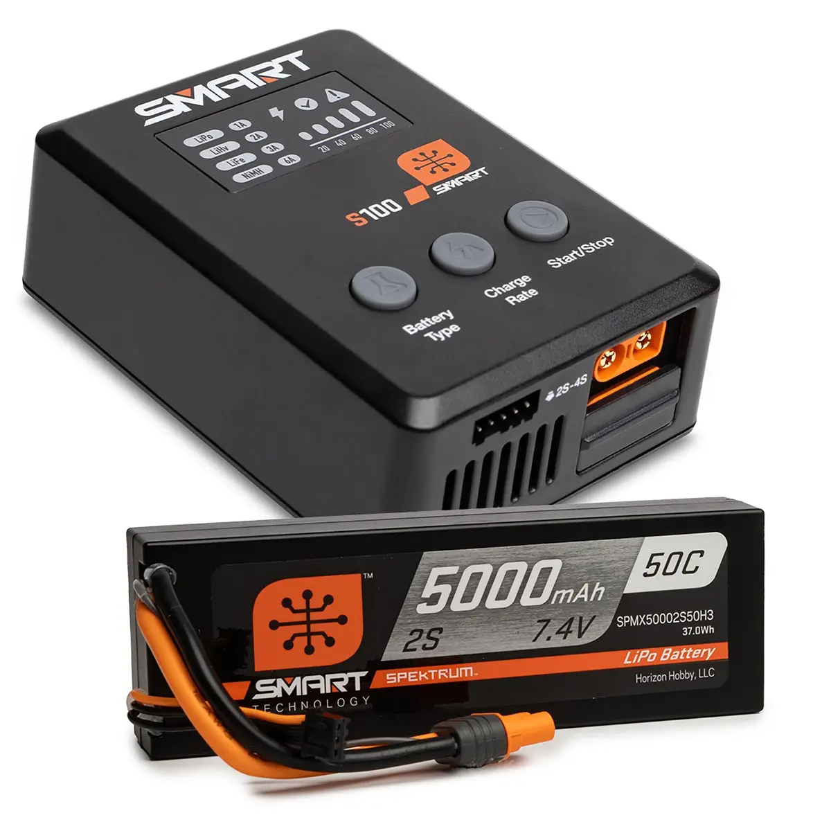 Smart Powerstage Bundle W/ 2S 5000 Lipo & S100 Charger 1
