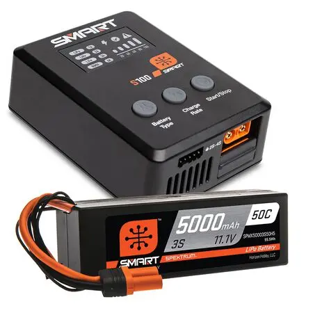 Smart Powerstage Bundle W/ 3S 5000 Lipo & S100 Charger 1