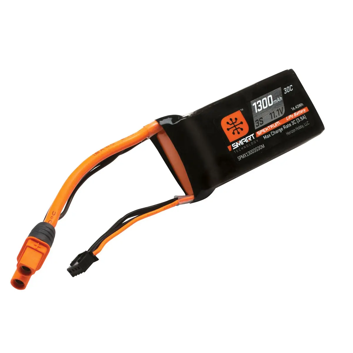 Ic3 3S 11.1V Smart Lipo Battery, 30C 1300Mah 1