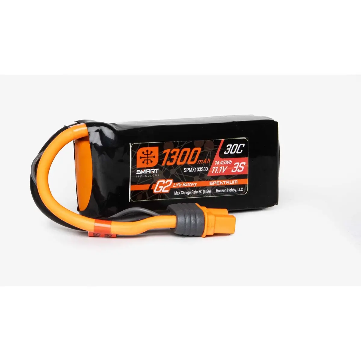 Ic3 3S 11.1V Smart G2 Lipo Battery, 30C 1300Mah 1