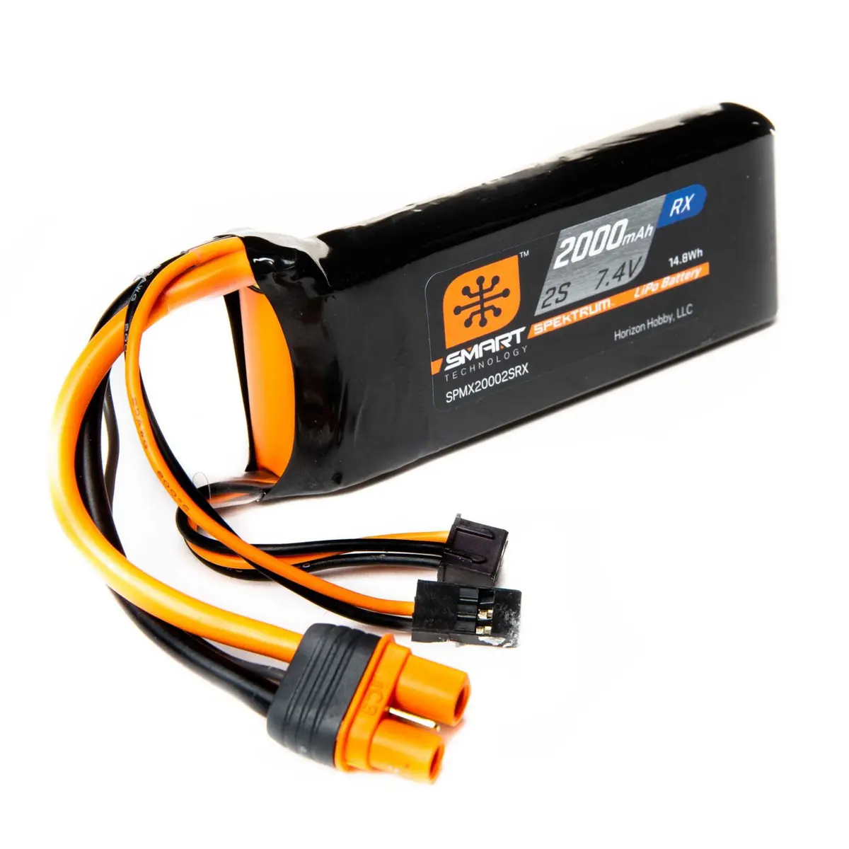 Smart 2S 7.4V Lipo Receiver Battery, 15C 2000Mah 1