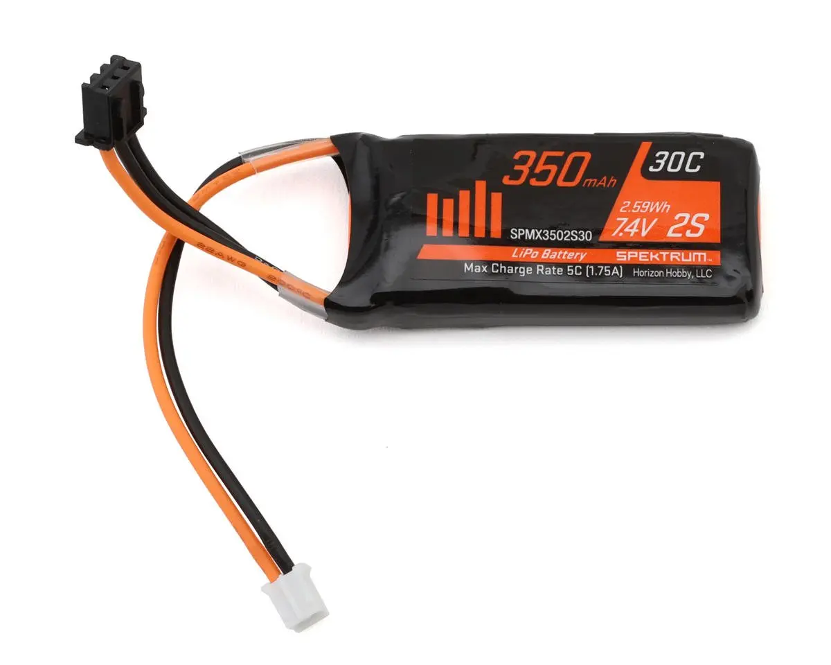 Ph 2.0 7.4V 2S Lipo Battery, 350Mah 1