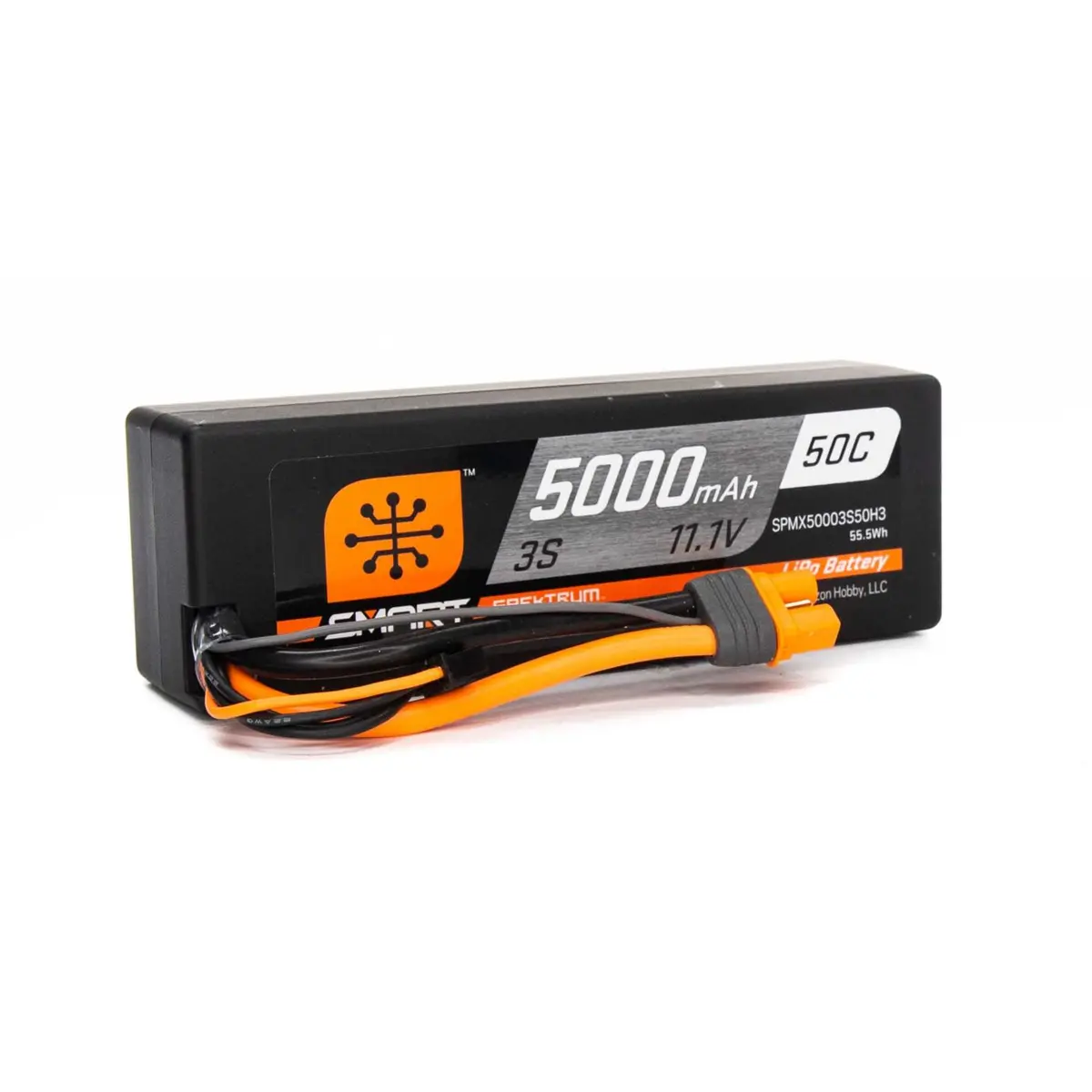 Smart 3S 11.1V Lipo Battery, 50C 5000Mah, Ic3 1
