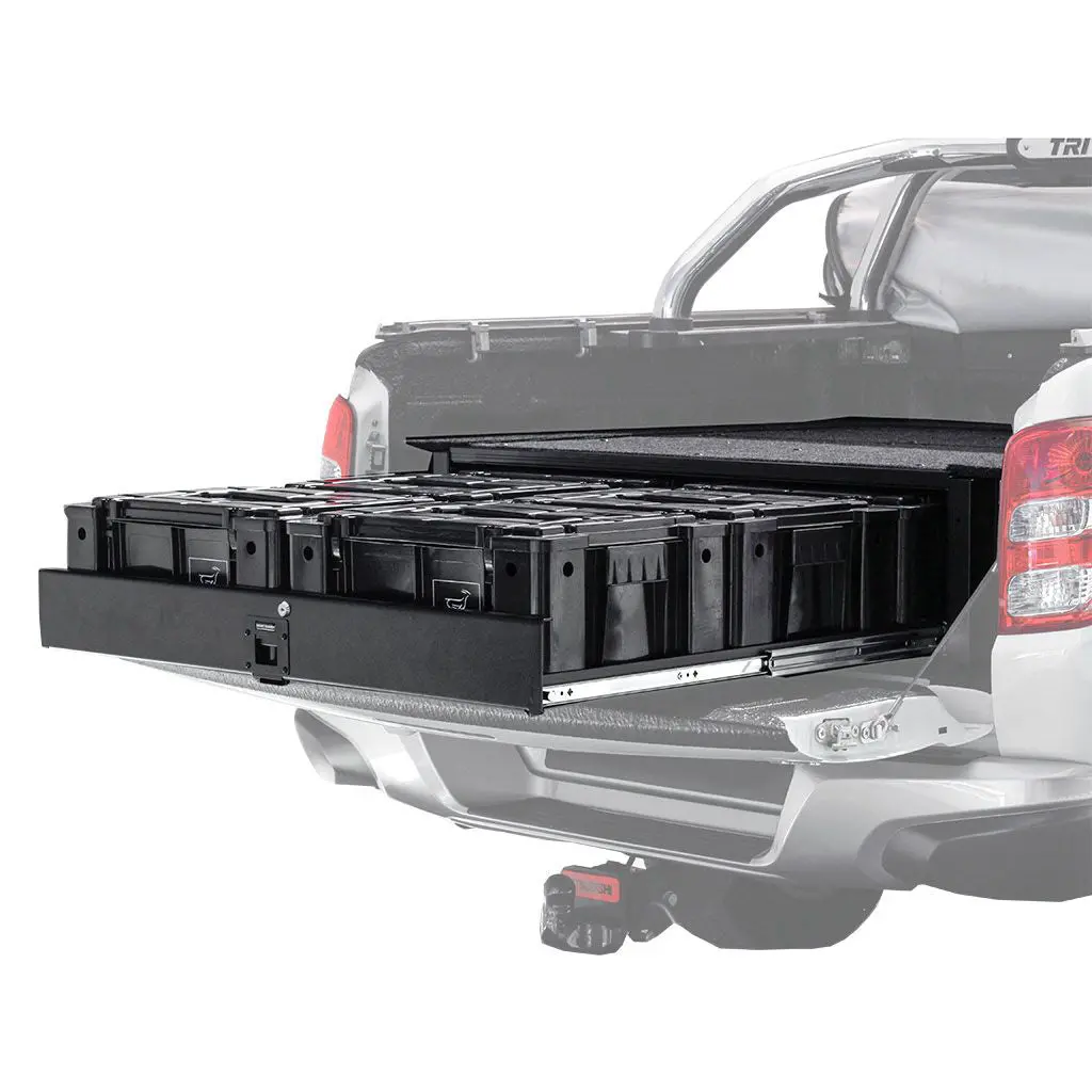 Front Runner Wolf Pack Drawer Kit For Mitsubishi Triton (2015+) 1
