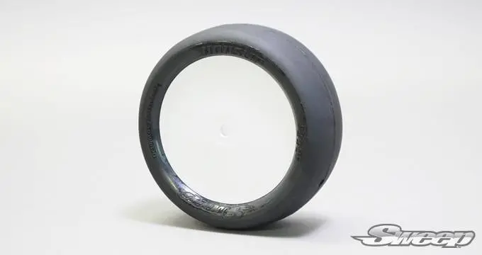 Slick Nonslip 1/10 Buggy 4Wd Front Tire, Soft / Silver (2) 1