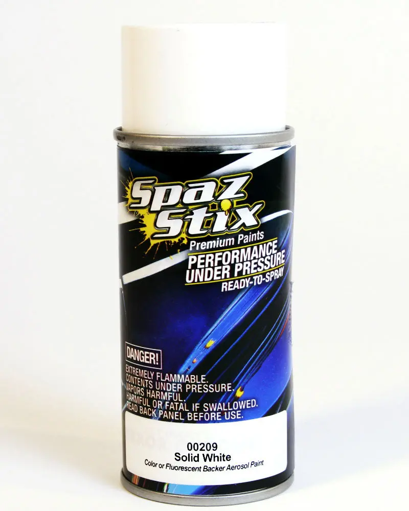 Aerosol Paint Solid White/Backer 1