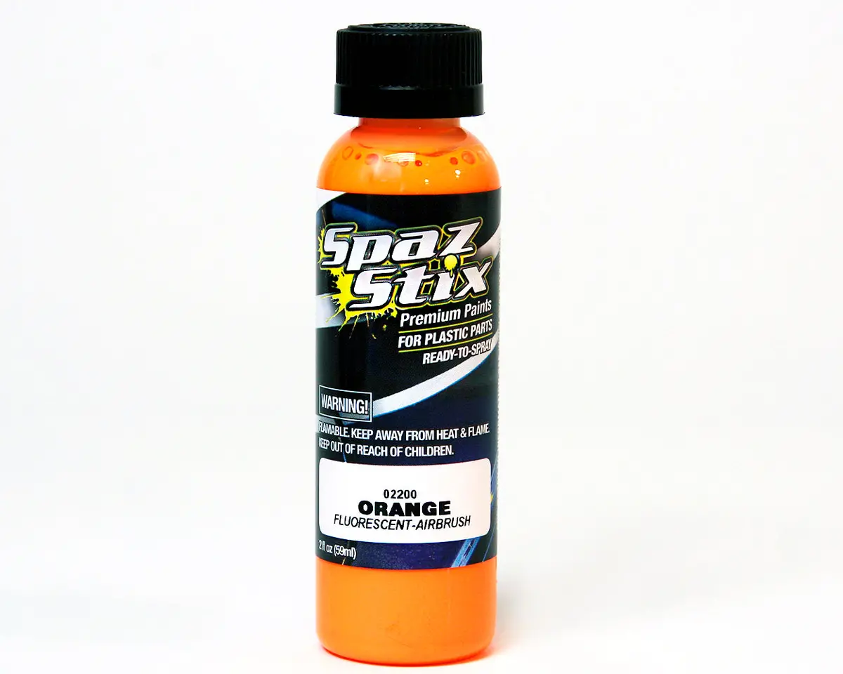 Orange Fluorescent Airbrush Paint, 2Oz 1