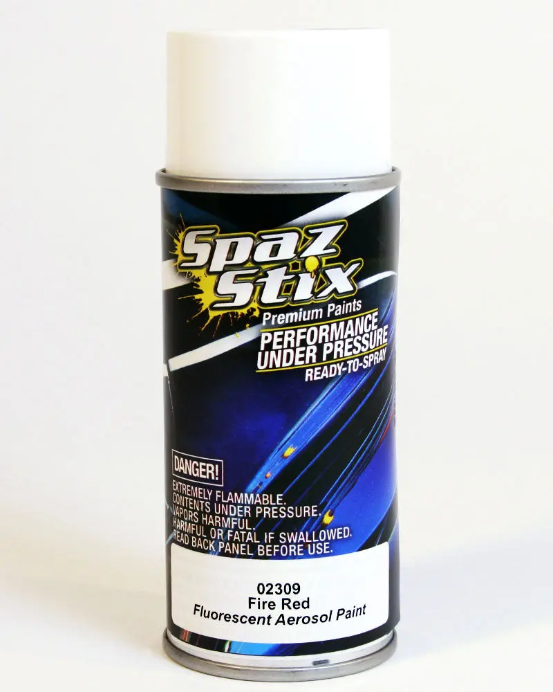 Fire Red Fluorescent Aerosol Paint 1