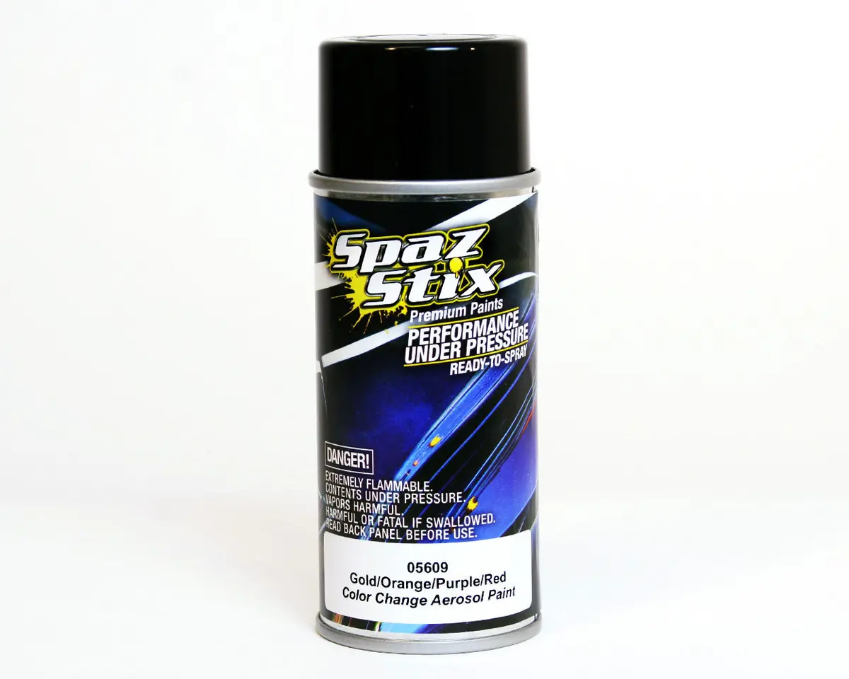Aerosol Paint, Color Change Gold/Orange/Purple/Red 1