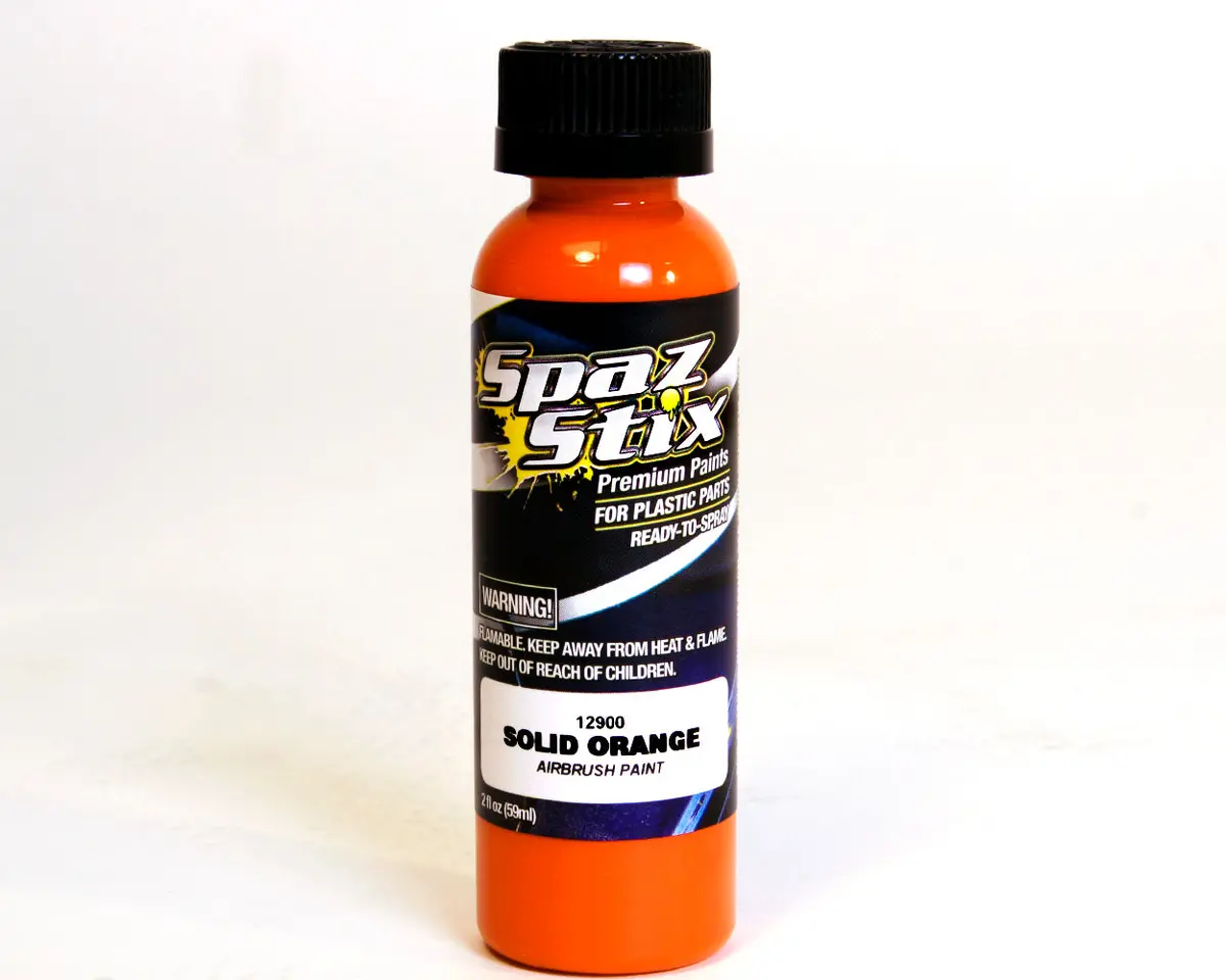 Solid Orange Airbrush Ready Paint, 2Oz 1