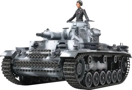 Tamiya 1/35 Panzerkampfwagen Iii Ausf.N Sdkfz 141/2 With Aber Etching Parts/Metal Gun Barrel 1