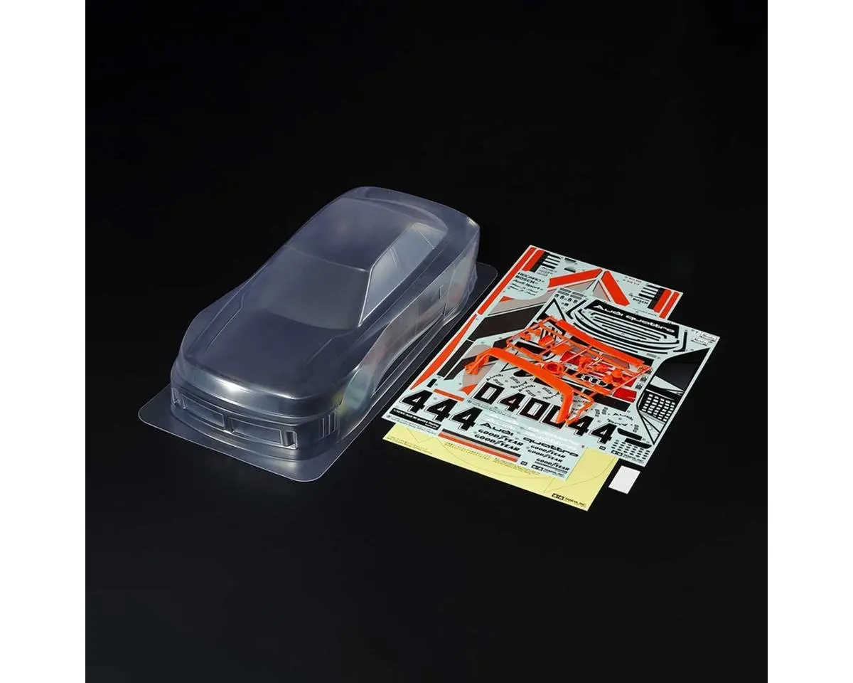 Audi 90 Quattro Racing 1/10 Touring Car Body, Clear 1