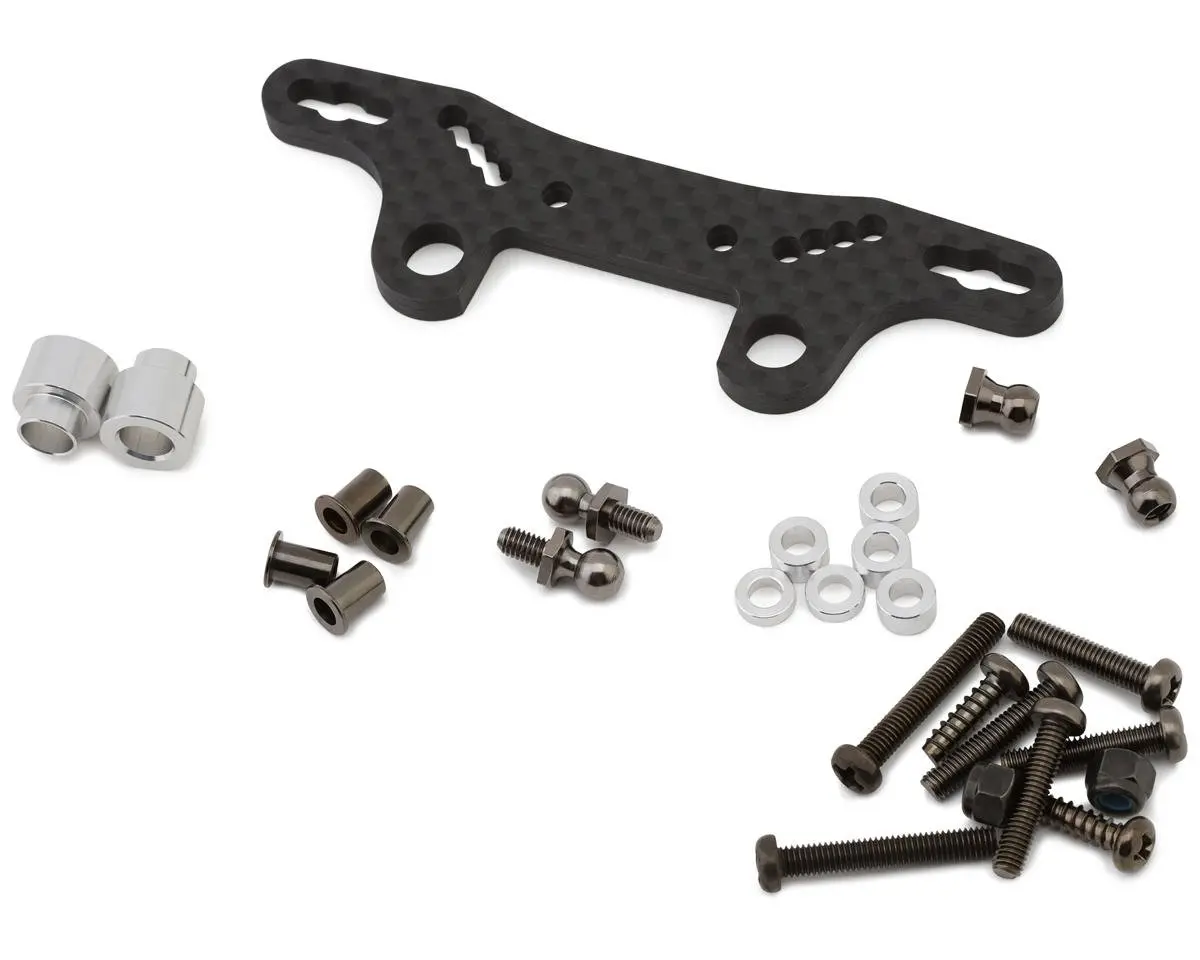 Tt-02 Carbon Fiber Shock Stay Ii Set, Front/Rear 1