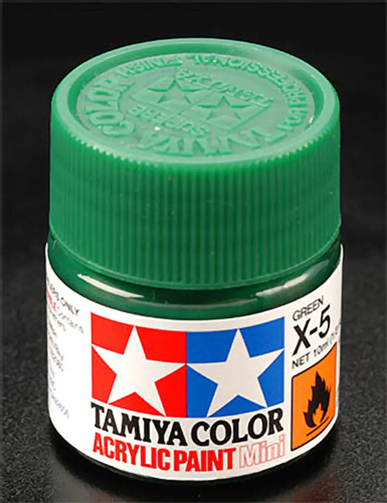 X-5 Acrylic Paint, Green, Mini, 1/3 Oz 1