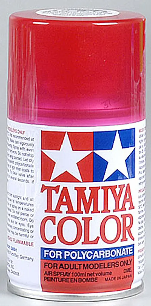 Ps-37 Polycarb Spray Paint, Translucent, Red 1