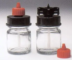 Bottles W/Caps 1/2Oz (2) By Testors 1