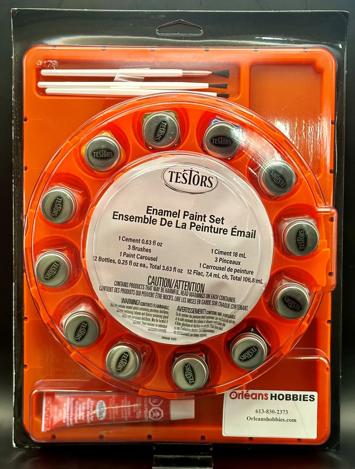 Testors 9179 Enamel Finishing Set Carousel 1