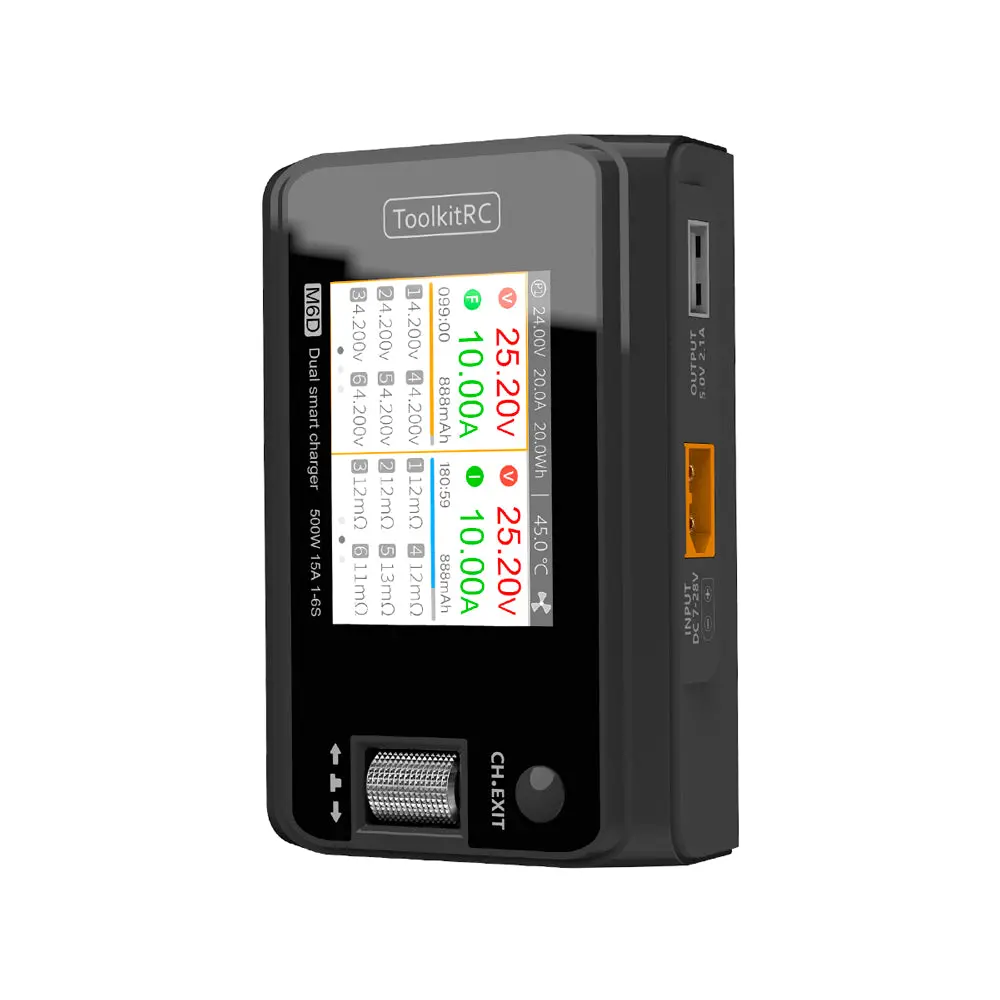 M6d Multi Function Dual Lipo Dc Battery Charger, 250W 1