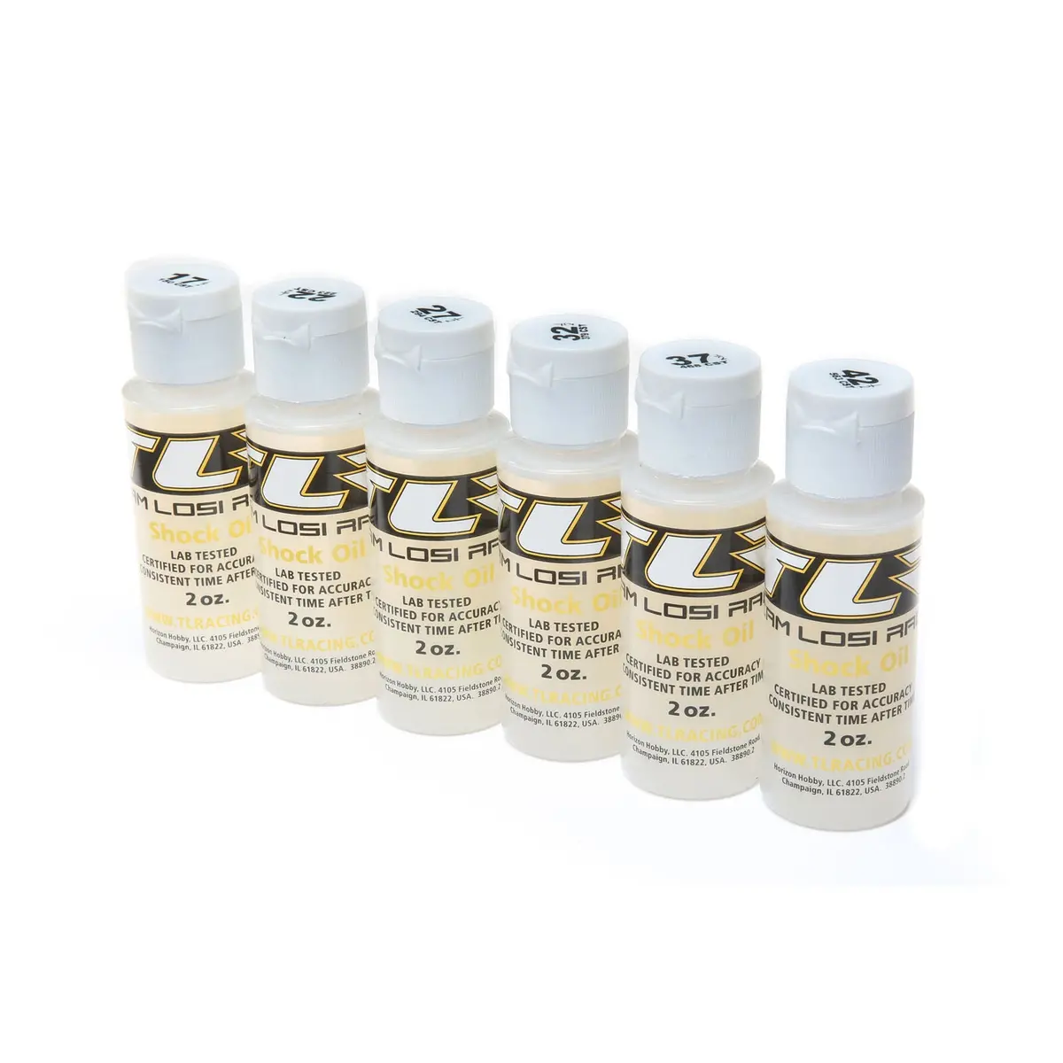 Shock Oil, 6Pk,17.5,22.5,27.5,32.5,37.5,42.5 2Oz 1