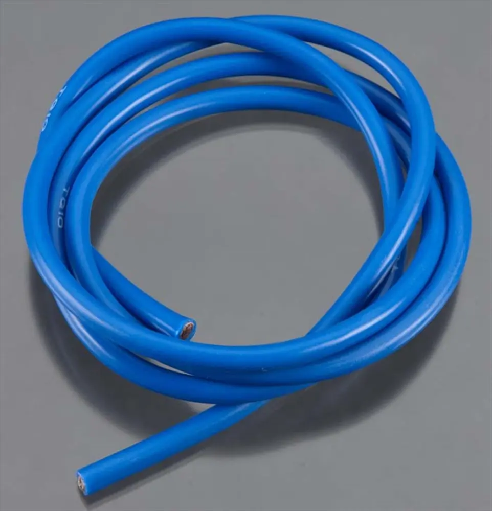 10 Gauge Super Flexible Wire, 3', Blue 1