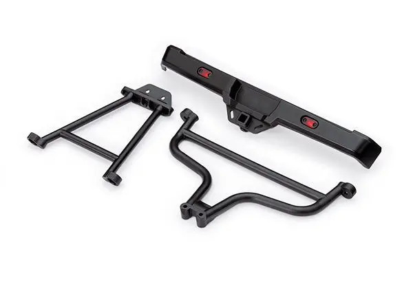 Rear Bumper W/ Upper & Lower Mounts 1