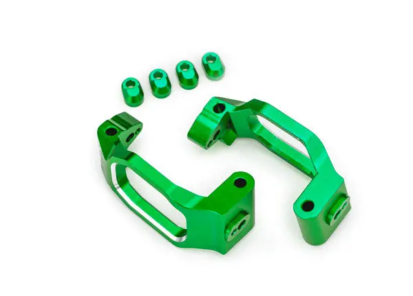 Aluminum Caster Blocks, L&R (2), Green 1