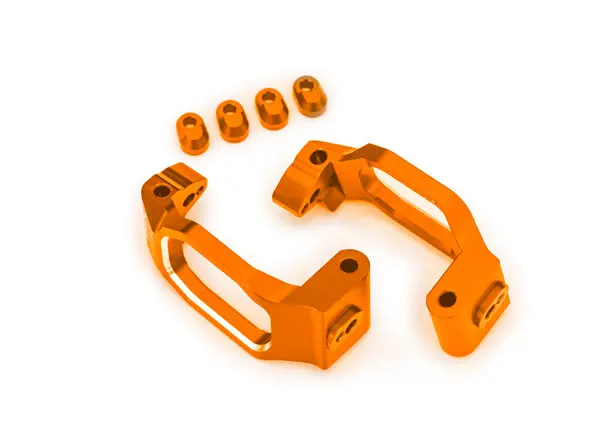 Aluminum Caster Blocks, L&R (2), Orange 1