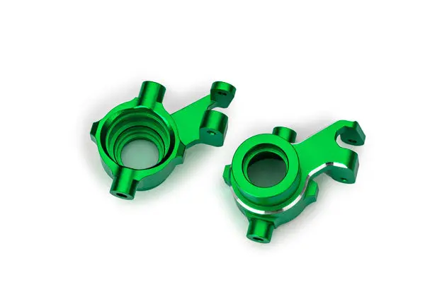 Aluminum Steering Blocks, L&R (2), Green 1