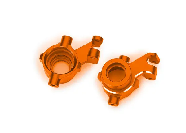 Aluminum Steering Blocks, L&R (2), Orange 1