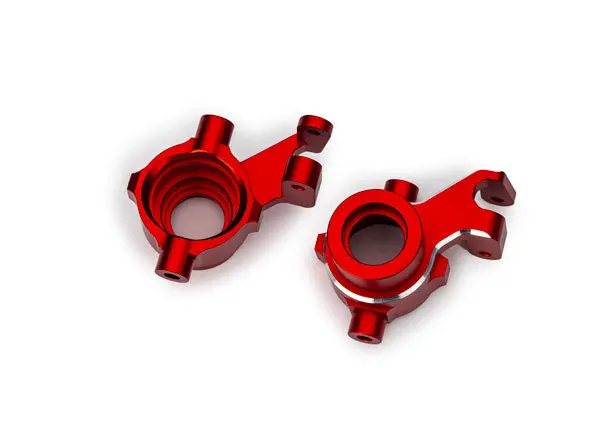Aluminum Steering Blocks, L&R (2), Red 1
