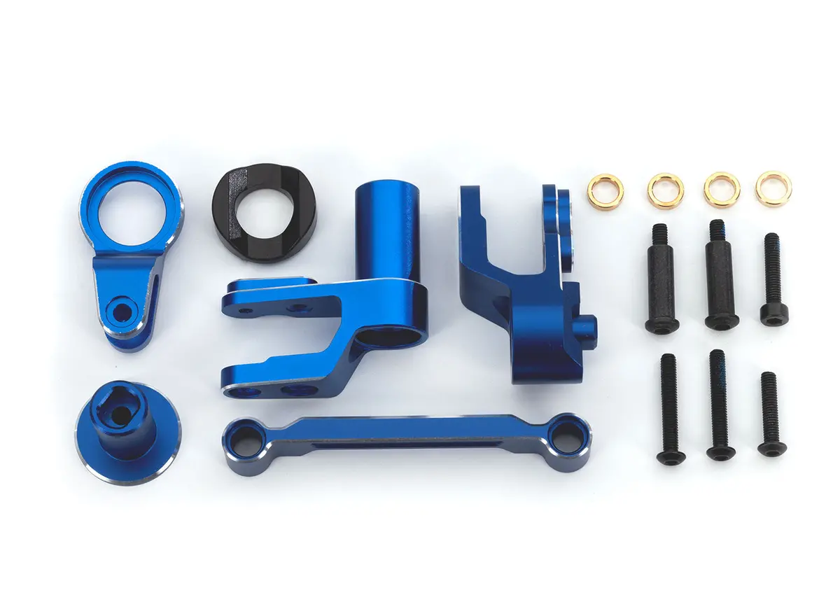 Aluminum Bellcrank Assembly, Blue 1