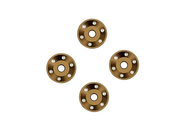 Pro Scale Aluminum Wheel Washers (4), Bronze 1