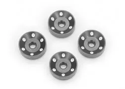 Machined Aluminum Wheel Washers, Gray 1