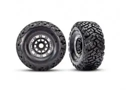 L&R Maxx Slash Belted Tires & Wheels, Black Satin (2) 1