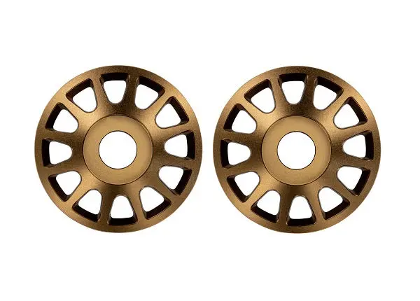 Pro Scale Aluminum Wheel Centers (2), Bronze 1