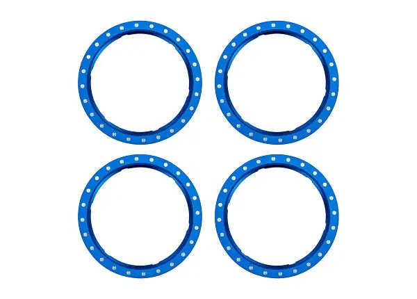 Pro Scale Aluminum Beadlock Rings, Blue 1