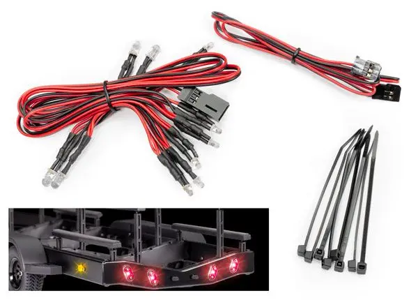 Traxxas Wire Harness, Led Lights/ Zip Ties (8) 1