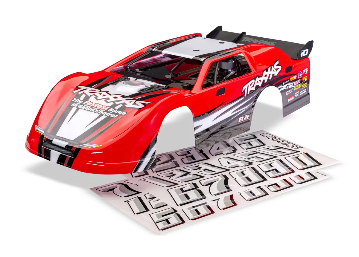 Slash Late Model Body, Red 1