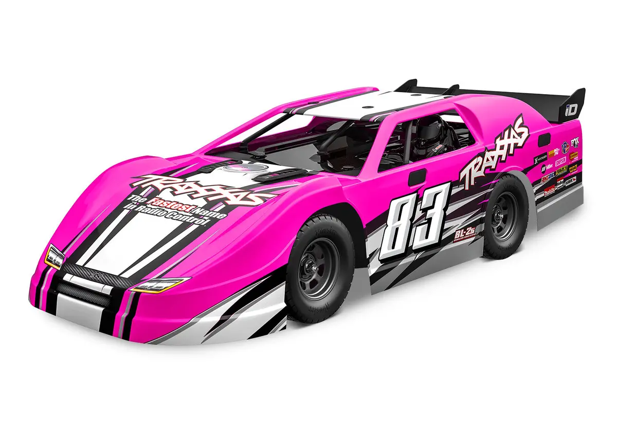 Slash Late Model Bl-2S 1/10 Dirt Late Model Rtr, Pink 1