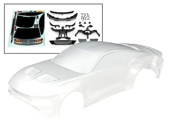 Ford Mustang Clear Body 1