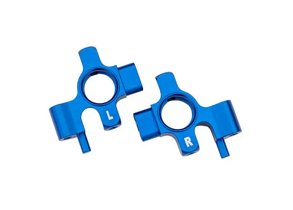Aluminum Steering Blocks, Blue 1