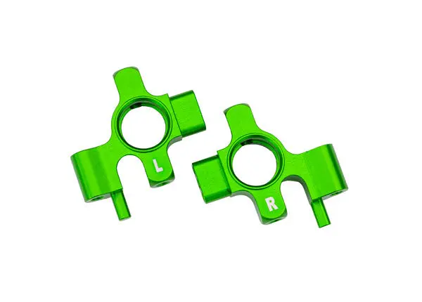 Aluminum Steering Blocks, Green 1