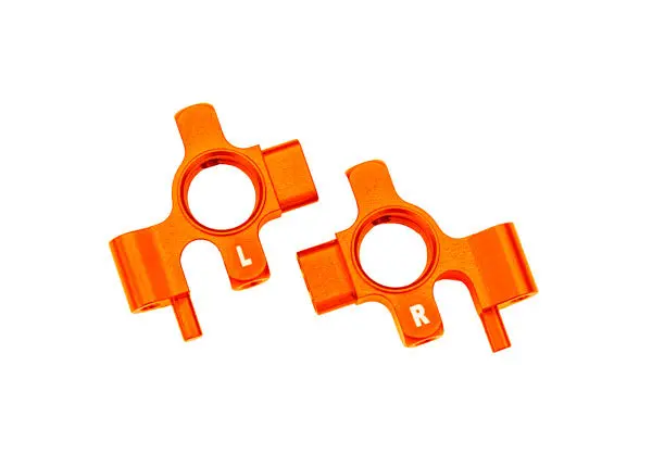 Aluminum Steering Blocks, Orange 1