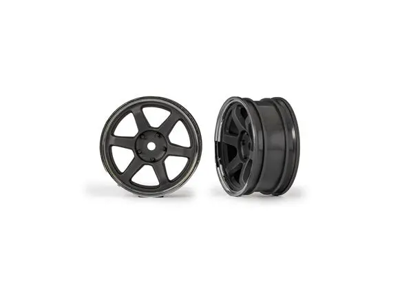 Front Narrow 1.9" Wheels W/ Chrome Rim (2) 1