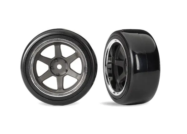 Drift 1.9" Tires & Wheels W/ Chrome Rim (2) 1