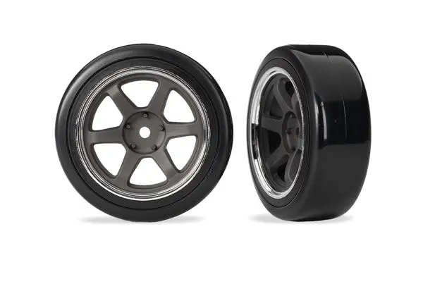 Drift 1.9" Tires & Wheels W/ Chrome Rim (2) 1