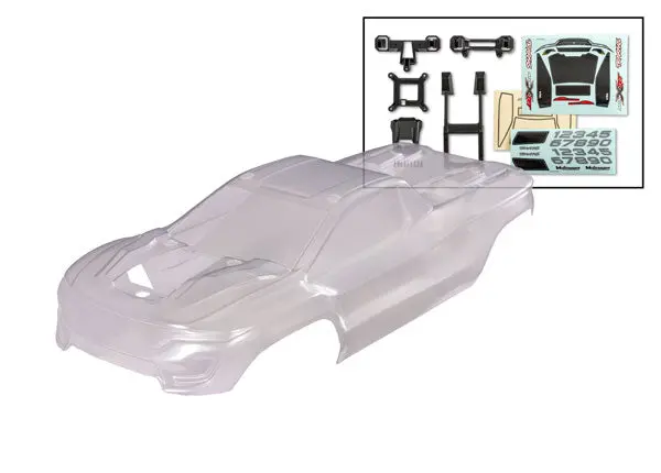 Mini Xrt Clipless Body, Clear 1