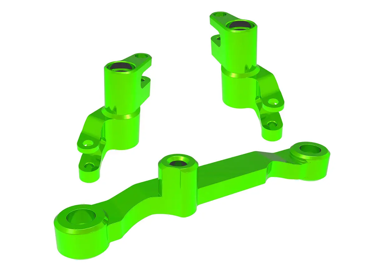 Mini Maxx Aluminum Bellcrank Steering Assembly, Green 1