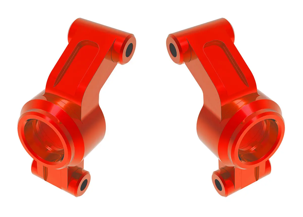 Mini Maxx Stub Axle Carriers, L&R, Red 1