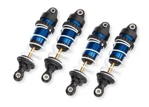 Mini Maxx Aluminum Gtr Long Shocks, Blue (4) 1